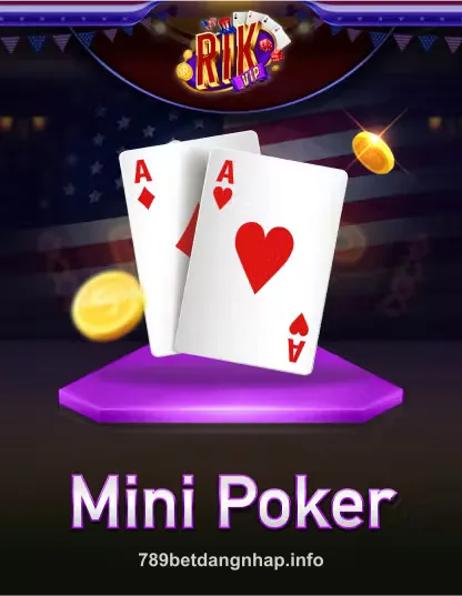 Hình ảnh trò chơi 789b Rik Mini Poker Portrait tại 789bet